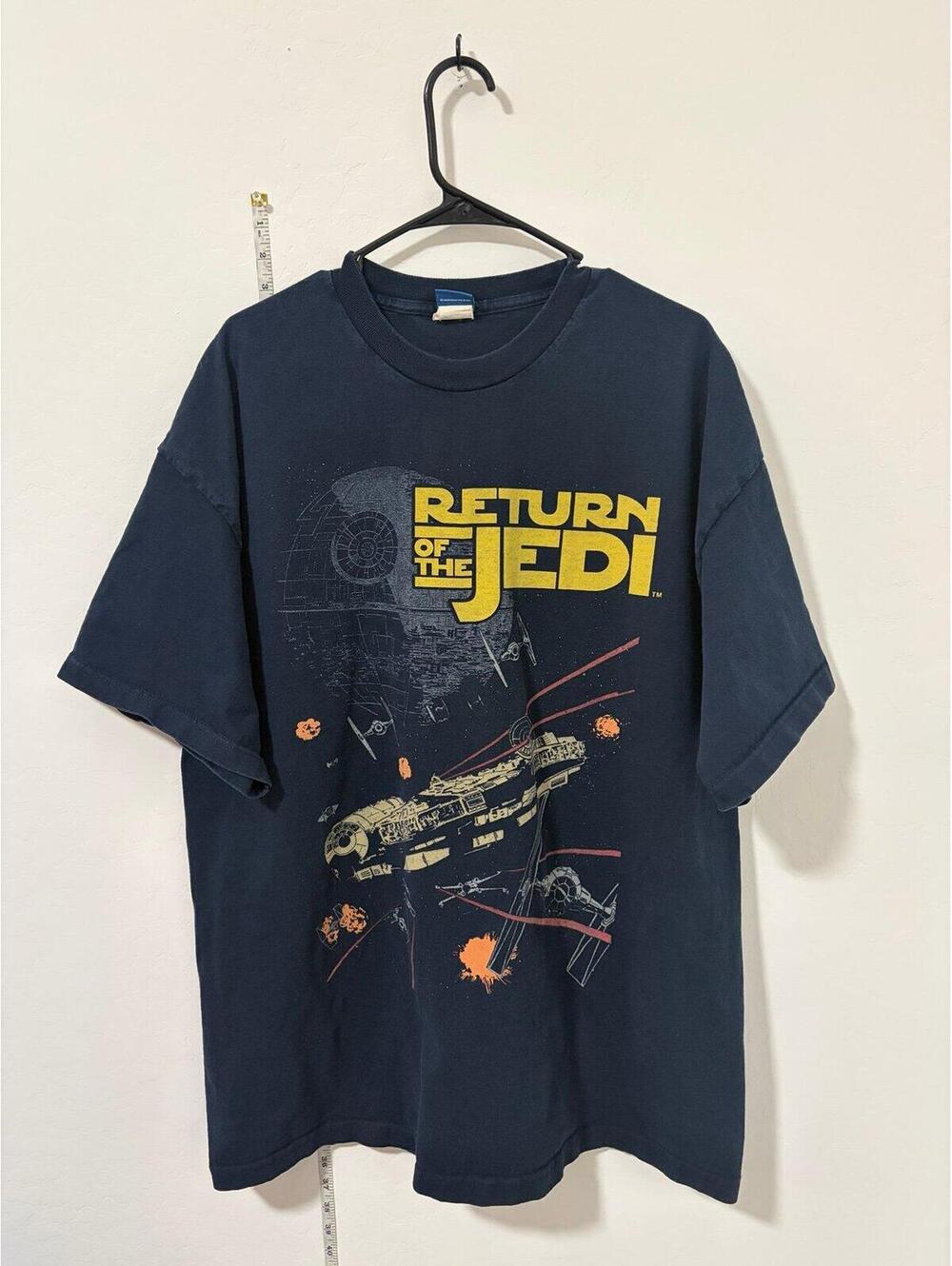 Vintage lucasfilms Star Wars Return Of The Jedi T-Shirt - Mens size Large Tall